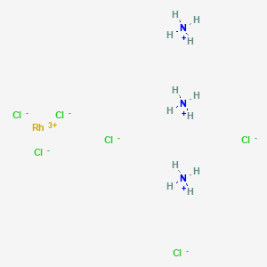 molecular formula Cl6H12N3Rh B7798053 rhodium(3+) triammonium hexachloride 