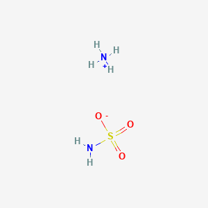 molecular formula H3NO3S.H3N<br>H6N2O3S<br>NH4OSO2NH2<br>[NH4]SO3NH2<br>H6N2O3S B7798075 Ammonium sulfamate CAS No. 13765-36-1