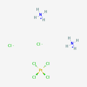 Diazanium;tetrachloroplatinum;dichloride