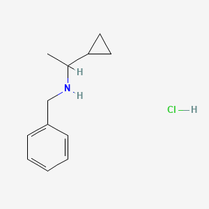 N-benzyl-1-cyclopropylethanamine hydrochloride