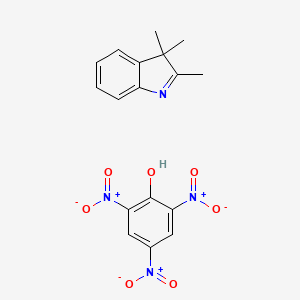 molecular formula C17H16N4O7 B7798186 2,3,3-Trimethylindole;2,4,6-trinitrophenol 
