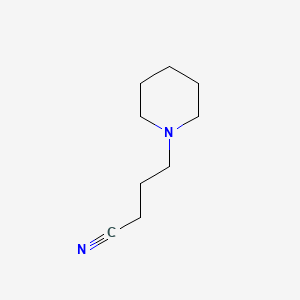molecular formula C9H16N2 B7798199 1-Piperidinebutyronitrile CAS No. 4672-18-8