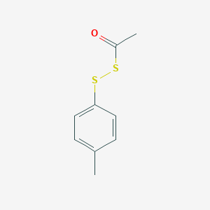 molecular formula C9H10OS2 B077982 Acetyl p-tolyl disulfide CAS No. 14227-19-1