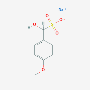 molecular formula C8H9NaO5S B7798207 sodium;hydroxy-(4-methoxyphenyl)methanesulfonate 