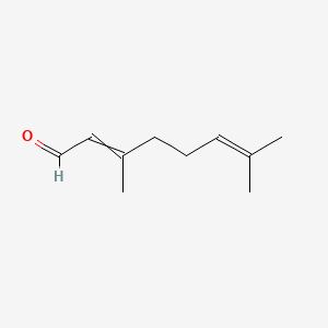 molecular formula C10H16O B7798219 3,7-Dimethyl-2,6-octadienal 
