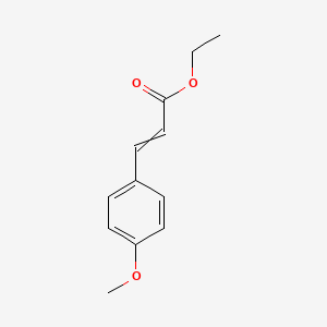 molecular formula C12H14O3 B7798235 Ethyl 3-(4-methoxyphenyl)prop-2-enoate 