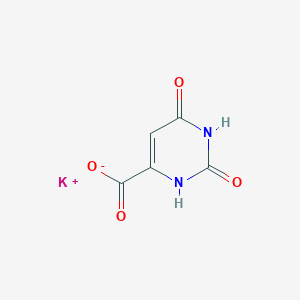 molecular formula C5H3KN2O4 B7798269 potassium;2,4-dioxo-1H-pyrimidine-6-carboxylate 