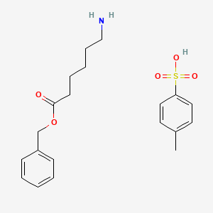 molecular formula C20H27NO5S B7798393 Benzyl 6-aminohexanoate 4-methylbenzenesulfonate 