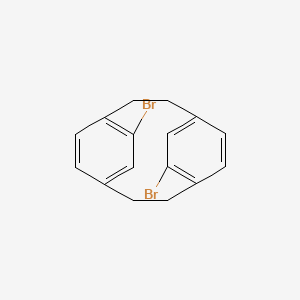 molecular formula C16H14Br2 B7798488 4,16-Dibromo[2.2]paracyclophane CAS No. 6662-18-6