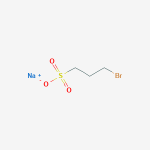 molecular formula C3H6BrNaO3S B7798490 sodium;3-bromopropane-1-sulfonate 