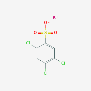molecular formula C6H2Cl3KO3S B7798567 potassium;2,4,5-trichlorobenzenesulfonate 