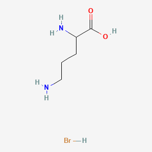 molecular formula C5H13BrN2O2 B7798849 dl-ornithine hydrobromide CAS No. 27378-49-0