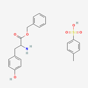 molecular formula C23H25NO6S B7798919 L-Tyrosine Benzyl Ester p-Toluenesulfonate 