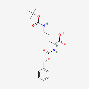 molecular formula C18H26N2O6 B7798922 Z-DL-Orn(Boc)-OH 