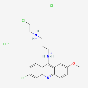 6-Chloro-9-((3-((2-chloroethyl)amino)propyl)amino)-2-methoxyacridine dihydrochloride