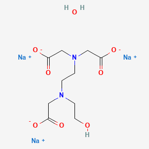 molecular formula C10H17N2Na3O8 B7799111 Trisodium hedta monohydrate CAS No. 313222-79-6