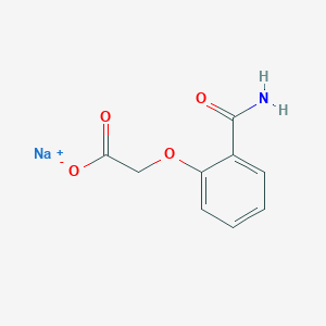 molecular formula C9H8NNaO4 B7799120 CID 10242453 