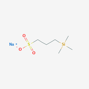 molecular formula C6H15NaO3SSi B7799165 sodium;3-trimethylsilylpropane-1-sulfonate 