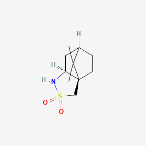 molecular formula C10H17NO2S B7799331 rel-(3aR,7aS)-8,8-Dimethylhexahydro-1H-3a,6-methanobenzo[c]isothiazole2,2-dioxide 