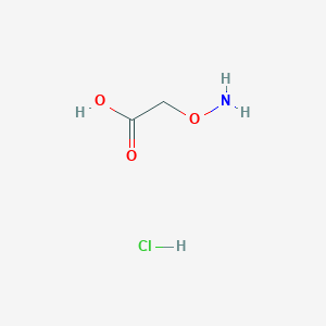 molecular formula C2H6ClNO3 B7799393 2-(aminooxy)acetic acid hydrochloride 