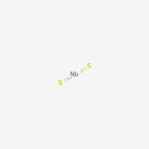 molecular formula NbS2 B077994 Niobium disulphide CAS No. 12136-97-9