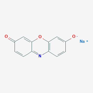 molecular formula C12H6NNaO3 B7799468 sodium;7-oxophenoxazin-3-olate 