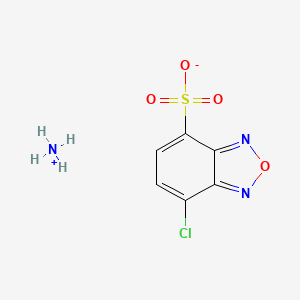 molecular formula C6H6ClN3O4S B7799657 Ammonium 7-chloro-2,1,3-benzoxadiazole-4-sulfonate 