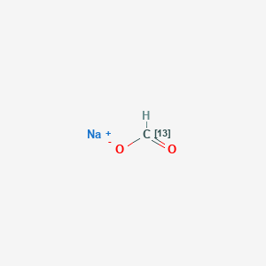 molecular formula CHNaO2 B7799672 sodium;oxo(113C)methanolate 