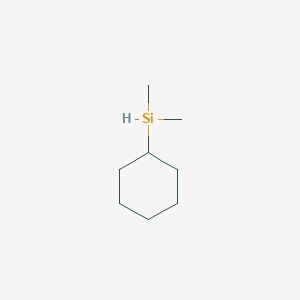 molecular formula C8H18Si B7799790 Cyclohexyldimethylsilane 