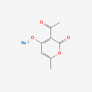 molecular formula C8H7NaO4 B7799804 SODIUM DEHYDROACETATE 