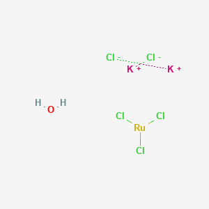 molecular formula Cl5H2K2ORu B7799827 Dipotassium;trichlororuthenium;dichloride;hydrate 