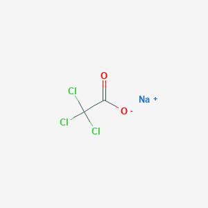 molecular formula C2Cl3NaO2 B7799944 sodium;2,2,2-trichloroacetate 