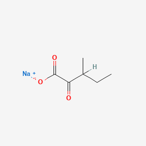 molecular formula C6H9NaO3 B7799977 Sodium 3-methyl-2-oxopentanoate CAS No. 66872-74-0
