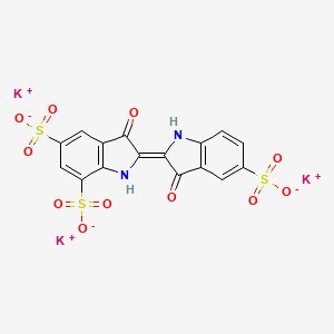 molecular formula C16H7K3N2O11S3 B7800002 tripotassium;(2E)-3-oxo-2-(3-oxo-5-sulfonato-1H-indol-2-ylidene)-1H-indole-5,7-disulfonate 