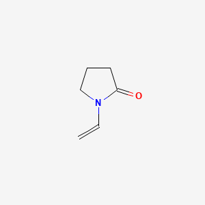 molecular formula C6H9NO B7800019 N-Vinyl-2-pyrrolidone CAS No. 88-12-0; 9003-39-8 (homopolymer)
