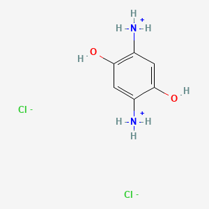 (4-Azaniumyl-2,5-dihydroxyphenyl)azanium;dichloride