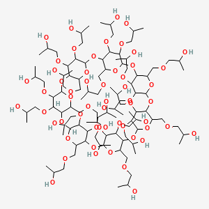 molecular formula C105H196O56 B7800122 ss-Cyclodextrin 2-Hydroxypropyl Ethers 