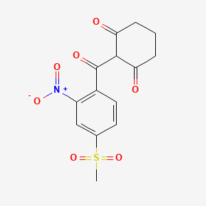 molecular formula C14H13NO7S B7800169 Mesotrione CAS No. 268548-24-9