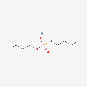 molecular formula (CH3(CH2)3)2HPO4<br>C8H19PO4<br>C8H19O4P B7800259 Dibutyl phosphate CAS No. 19069-28-4