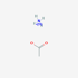 molecular formula C2H7NO2 B7800336 Ammonium-15N acetate 