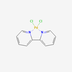 Dichloropalladium;2-pyridin-2-ylpyridine