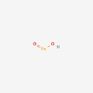 molecular formula FeO2H<br>FeHO2 B7800392 hydroxy(oxo)iron CAS No. 12022-37-6
