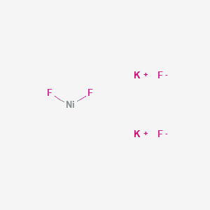 molecular formula F4K2Ni B078005 Dipotassium tetrafluoronickelate(2-) CAS No. 13859-60-4
