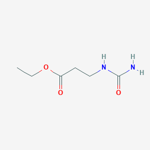 molecular formula C6H12N2O3 B7800611 Ethyl 3-(carbamoylamino)propanoate CAS No. 198879-21-9