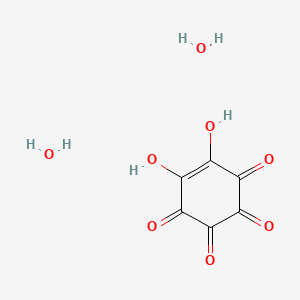 molecular formula C6H6O8 B7800666 5,6-Dihydroxycyclohex-5-ene-1,2,3,4-tetraone dihydrate 