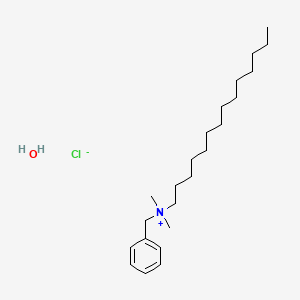 molecular formula C23H44ClNO B7800675 Benzyldimethyltetradecylammonium chloride hydrate CAS No. 283158-20-3