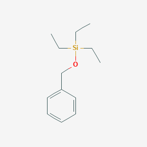 molecular formula C13H22OSi B078007 Silane, triethyl(phenylmethoxy)- CAS No. 13959-92-7