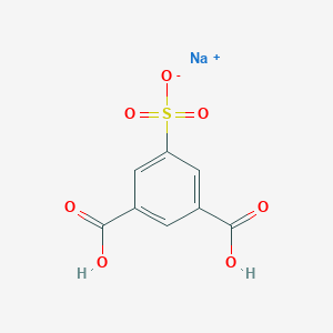 molecular formula C8H5NaO7S B7800766 sodium;3,5-dicarboxybenzenesulfonate 