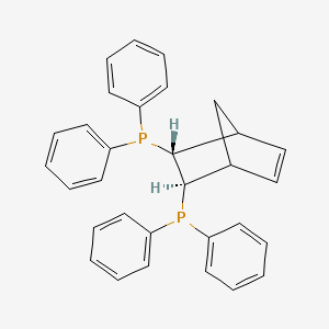 molecular formula C31H28P2 B7800812 (5R,6R)-5,6-Bis(diphenylphosphino)bicyclo[2.2.1]hept-2-ene 
