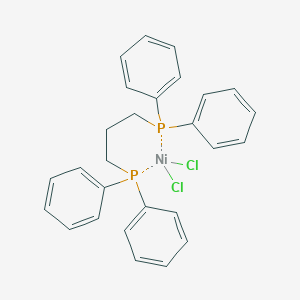 molecular formula C27H26Cl2NiP2 B7800832 dichloronickel;3-diphenylphosphanylpropyl(diphenyl)phosphane 